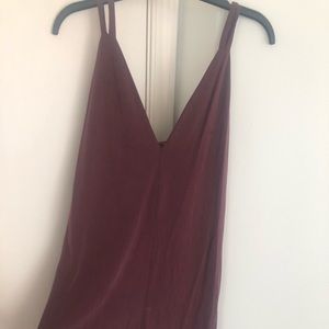 Wine colored Romper
